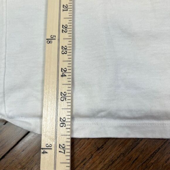 Champion Men's T-shirt White with Silver Logo Size Medium - Picture 4 of 8